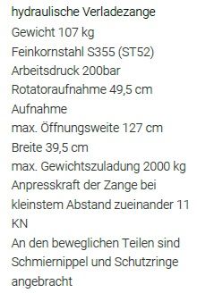 Holzzange mit Finn Rotator, Holzzange für Baggeranbau in Neuhaus am Inn