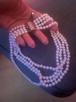 echte Perlenkette / Kette mit Perlen Mitte - Wedding Vorschau