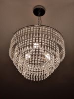 Kronleuchter Chrom Acrylkristalle Lampe Deckenlampe Silber Baden-Württemberg - Mannheim Vorschau