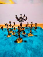 Messing  Kerzenständer  Kerzenhalter  5er 3er Kandelaber Nordrhein-Westfalen - Kerpen Vorschau