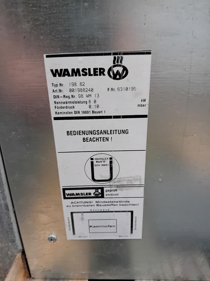 Wamsler Naturstein  Kaminofen, 8 KW, in Vilshofen an der Donau