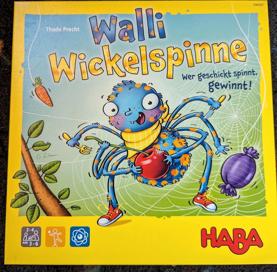Verkaufe Walli Wickelspinne Kinderspiel Haba in Mitterfels