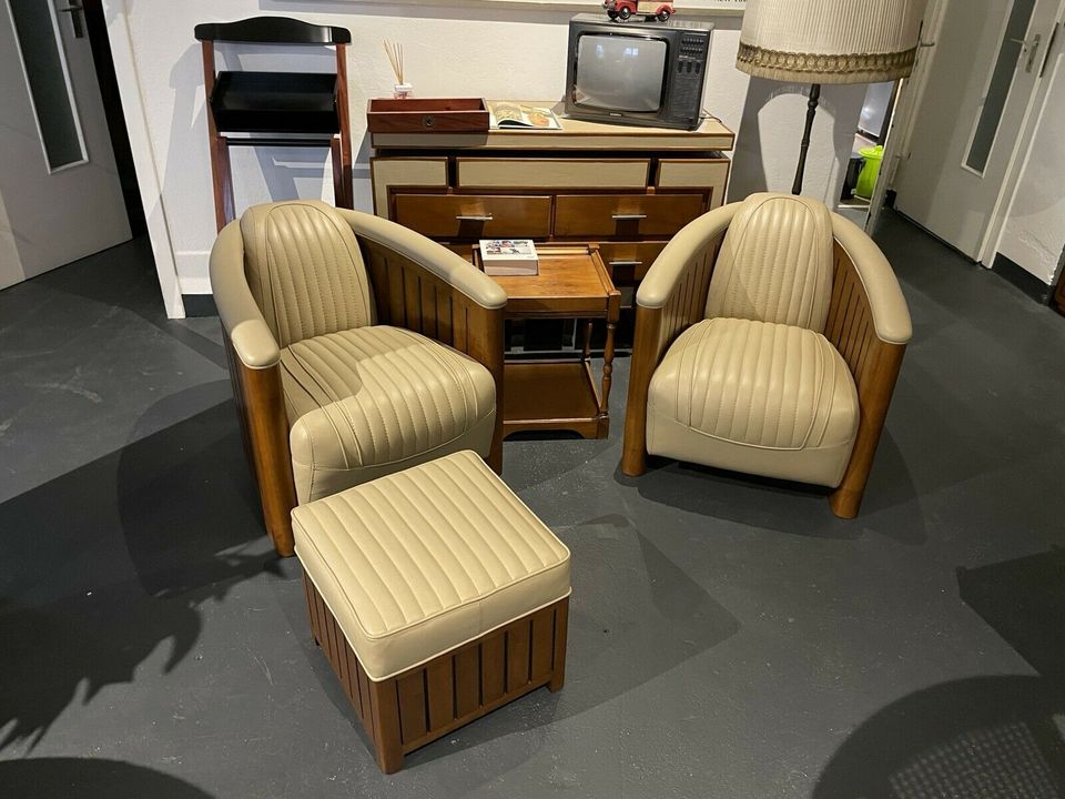 Kommode Sideboard Clubsessel Ledersessel Ledersofa Lederstuhl Neu in Hamburg