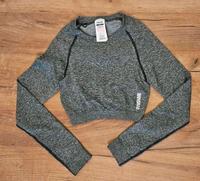 Gymshark Cropped Top XS grau meliert Sport Oberteil Kiel - Gaarden Vorschau