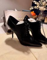 Gucci Malaga Damenstiefelette Oxford Wingtip Leder schwarz Wuppertal - Cronenberg Vorschau