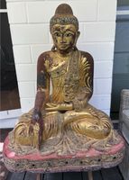 Buddha Antik, Vollholz aus Burma Friedrichshain-Kreuzberg - Friedrichshain Vorschau