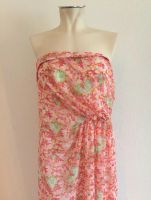 Zara Damen Maxi Kleid Bandeau Schulterfrei Korall Blumen Rosa M Berlin - Steglitz Vorschau