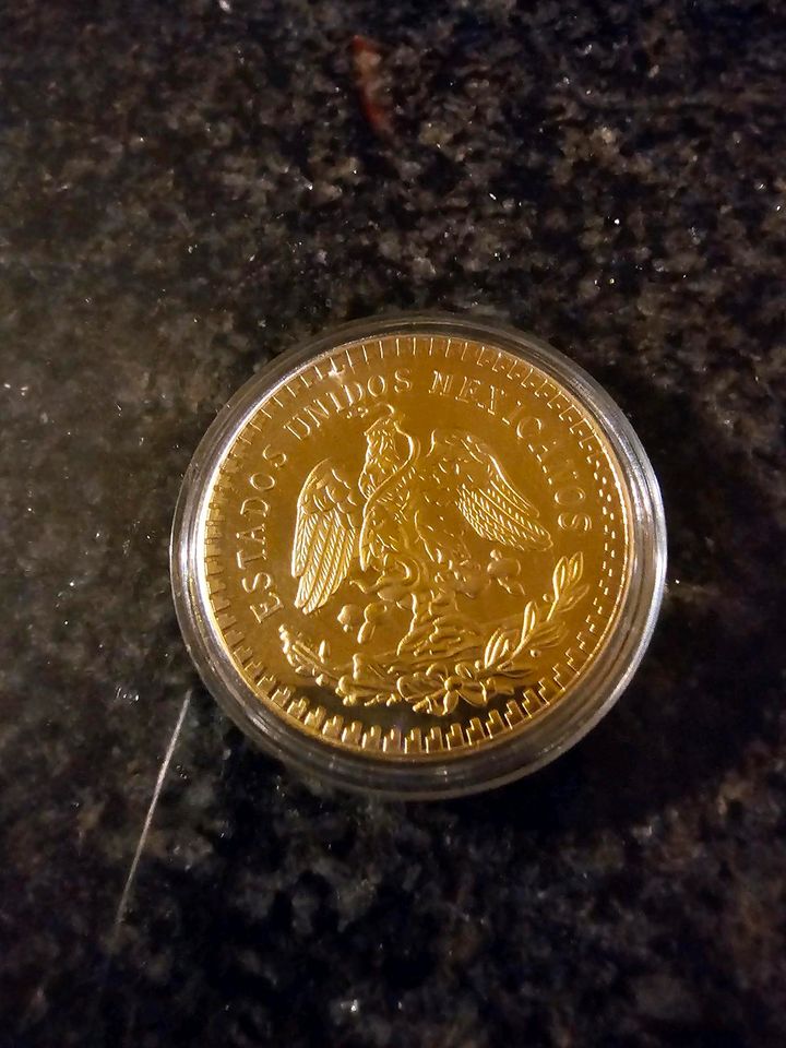 MEXICO 999/1000 GOLDMÜNZE PESOS 37,5 Gr. ORO PURO in Köln