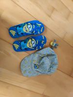 Minion Set Flip Flops Mütze Hut gr 98/104 28/29 Nordrhein-Westfalen - Bottrop Vorschau