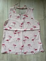 F&F TOP ÄRMELLOS ROSA MIT FLAMINGOS 38 Bayern - Marktredwitz Vorschau