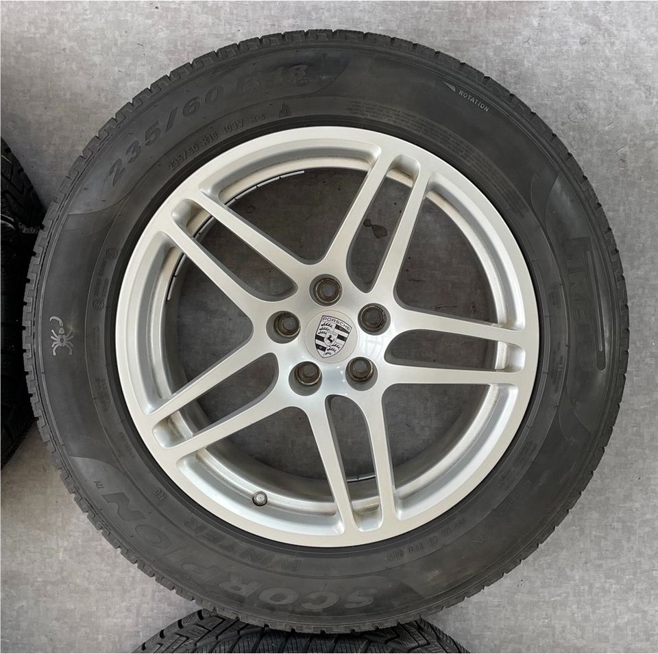 Original Porsche 18 Zoll Winterräder Pirelli M+S Macan S 95B in Halle