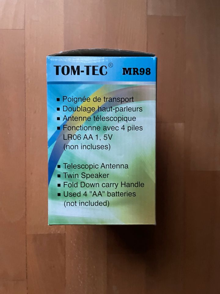 Miniradio Tom-Tec portable Radio AM/FM neu Original verpackt in Willich