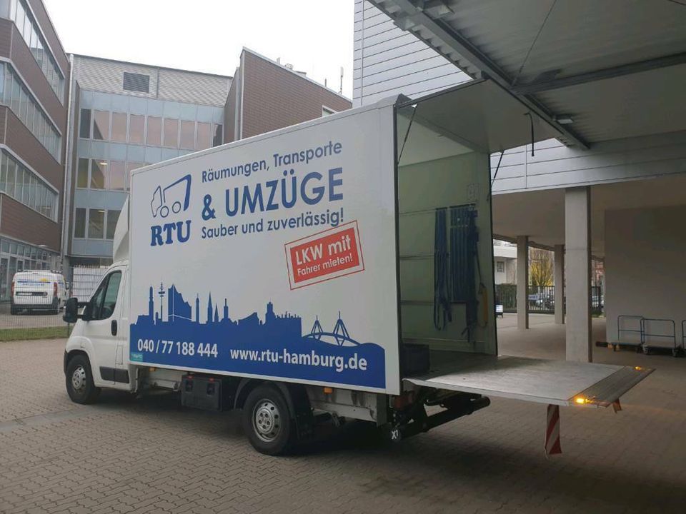 Lkw mit Fahrer mieten -- Hamburg nach Berlin zum Festpreis in Hamburg