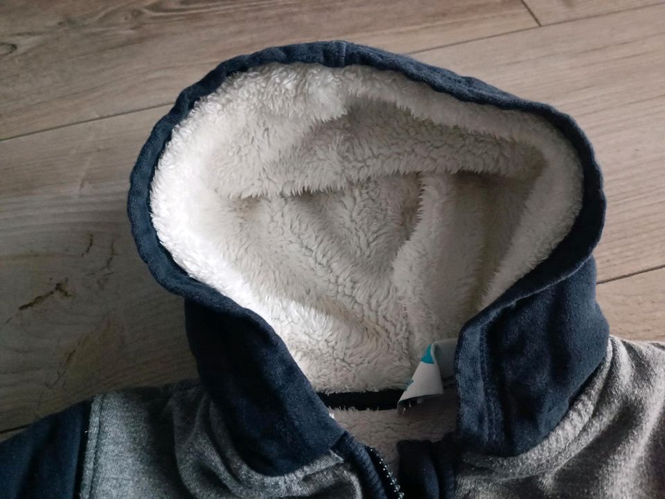 Topomini Kuscheljacke, Gr 92, Blau/Grau * gebraucht in Glattbach Unterfr.