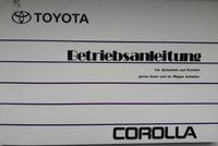 Verkaufe Betriebsanleitung - Toyota Corolla E 10 - 1993 Brandenburg - Luckenwalde Vorschau