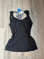 Adidas Top Shirt Sport schwarz Rücken weiß offen S Saarland - Völklingen Vorschau