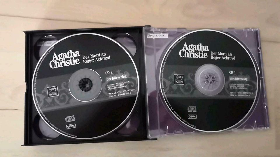 Hörbuch CD * Agatha Christie * Der Mord an Roger Ackroyd in Dortmund