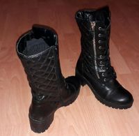 Damen Herbst Winter Stiefel Stiefeletten Gr. 38 in Schwarz Baden-Württemberg - Rottenburg am Neckar Vorschau