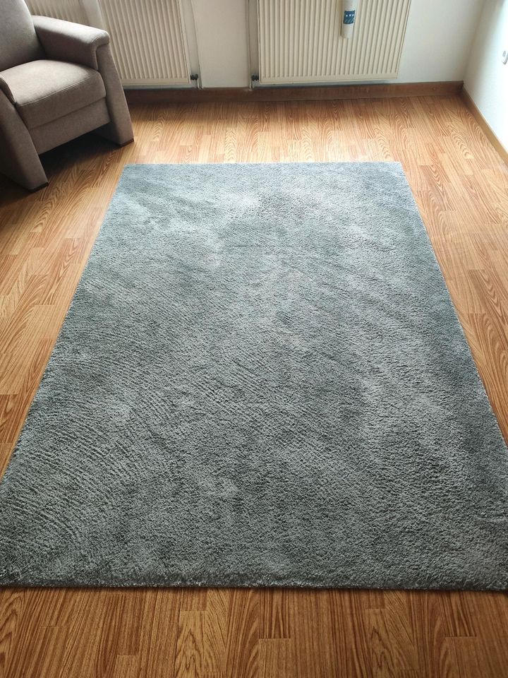 Ikea STOENSE Teppich Kurzflor 170x240cm mittelgrau Kurzflorteppic in Duisburg