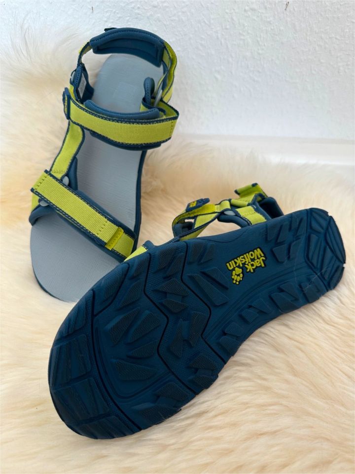 Jack Wolfskin Seven Seas 3K grün lime blau 40 neu Sandale in Mönchengladbach