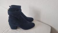 Stiefeletten Wildleder Gr. 38 H&M Marineblau München - Maxvorstadt Vorschau