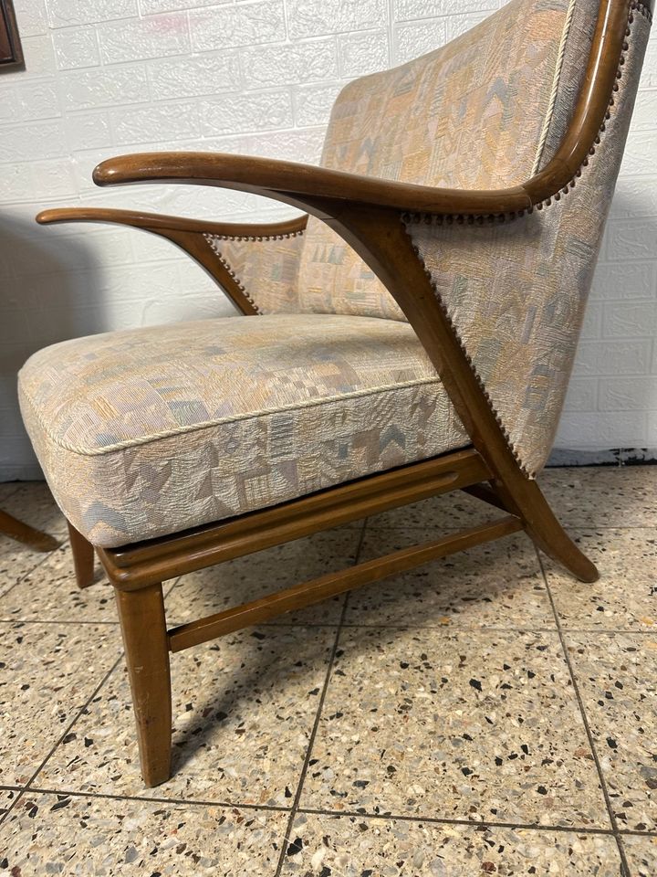 1 von 2 alter Sessel Cocktailsessel Klubsessel Stuhl Vintage 50er in Rodenberg