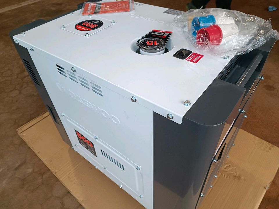 Daewoo 8.1kva  DHY 8600 Notstromaggregat Stromerzeuger Notstromer in Pulsnitz