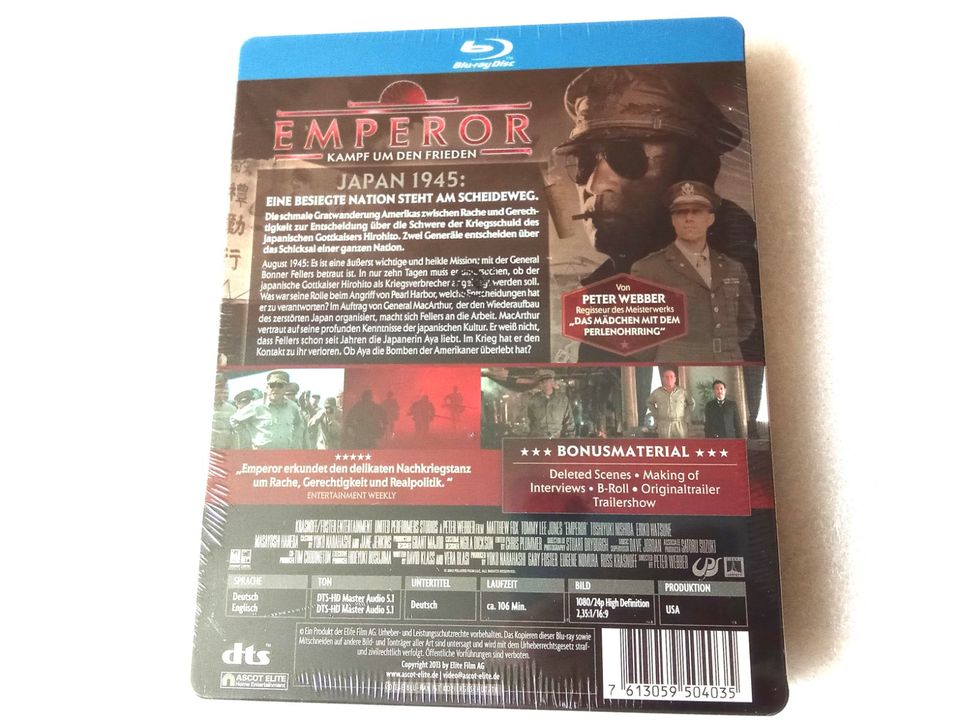 Emperor - Kampf um den Frieden - Steelbook - Blu-ray - Neu in Alsdorf