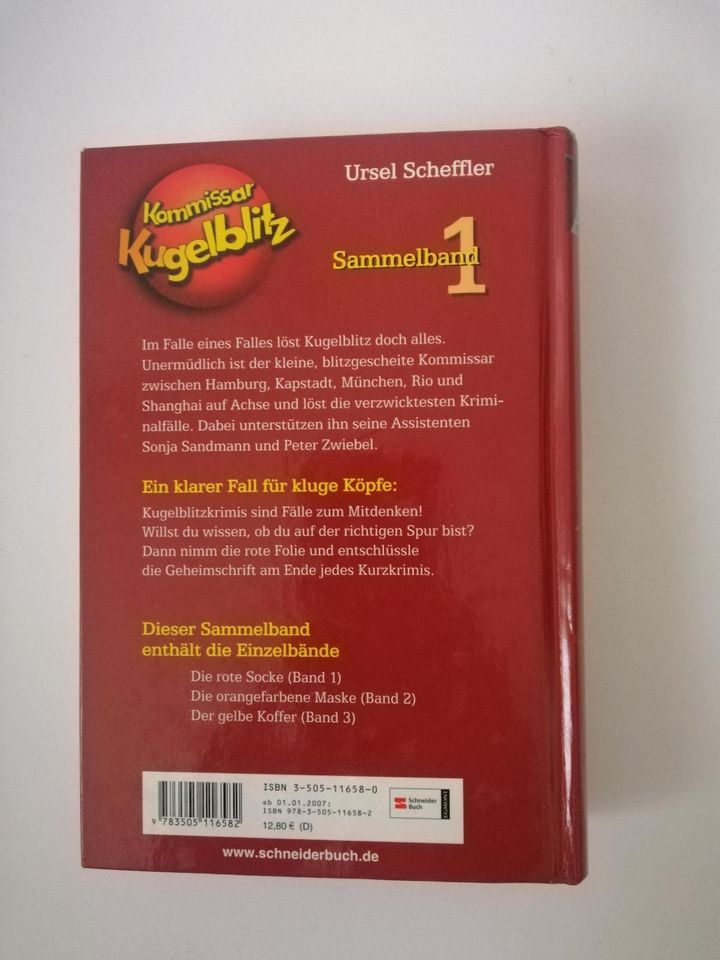 Kommissar Kugelblitz Ratekrimi Band 1-3, Ursel Scheffler in Sassenberg