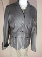 Lederjacke, grau, 40 NEUWERTIG! Mitte - Wedding Vorschau