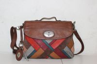 FOSSIL Maddox Dark Patchwork Messenger-Tasche Handtasche Leder Duisburg - Duisburg-Mitte Vorschau