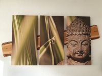 3 Leinwände Buddha Gras Bilder Kunst Massivholzbrett Natur Unikat Vahr - Neue Vahr Nord Vorschau