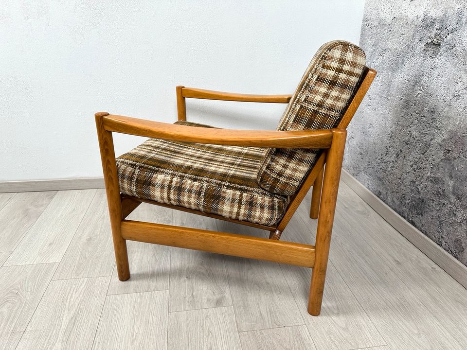 Armlehnensessel Sessel Stuhl Easy Chair Knoll Antimott, 1960er in Mülsen