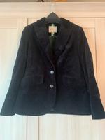 Samt Sakko Damen Blazer Boden Cord schwarz grün US6R 36 Hessen - Laubach Vorschau
