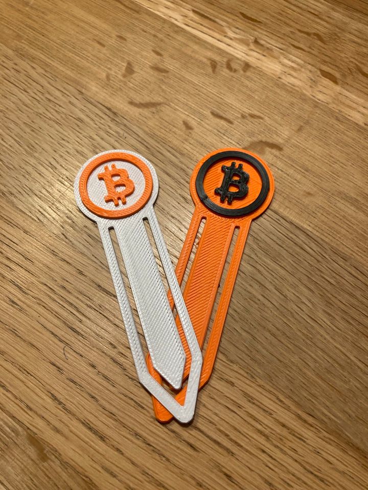 2x Bitcoin Lesezeichen in Dirlewang