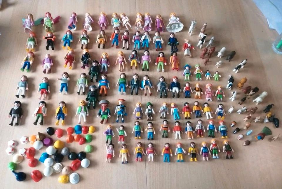 Playmobil Männer Frauen Kinder Tiere Hüte in Annaberg-Buchholz