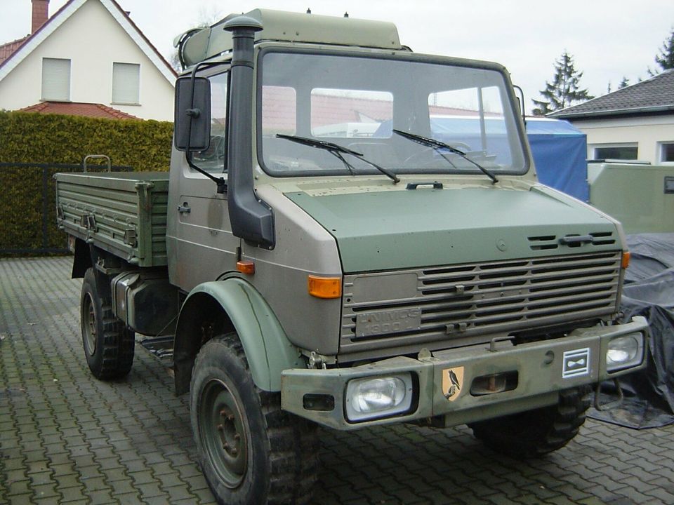 Unimog U 1300 L- ex Bundeswehr -, TÜV neu , H Kennz. in Lienen