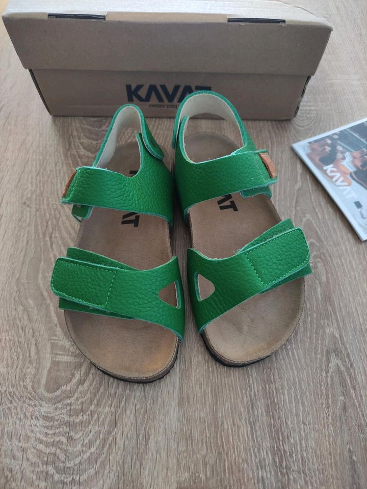 Neu Leder Sandalen von Kavat Gr. 28 Grün in Ditzingen