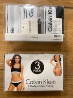 6x Calvin Klein Strings – Größe S – Weiß/Grau/Schwarz – Neu & OVP Nordrhein-Westfalen - Wickede (Ruhr) Vorschau