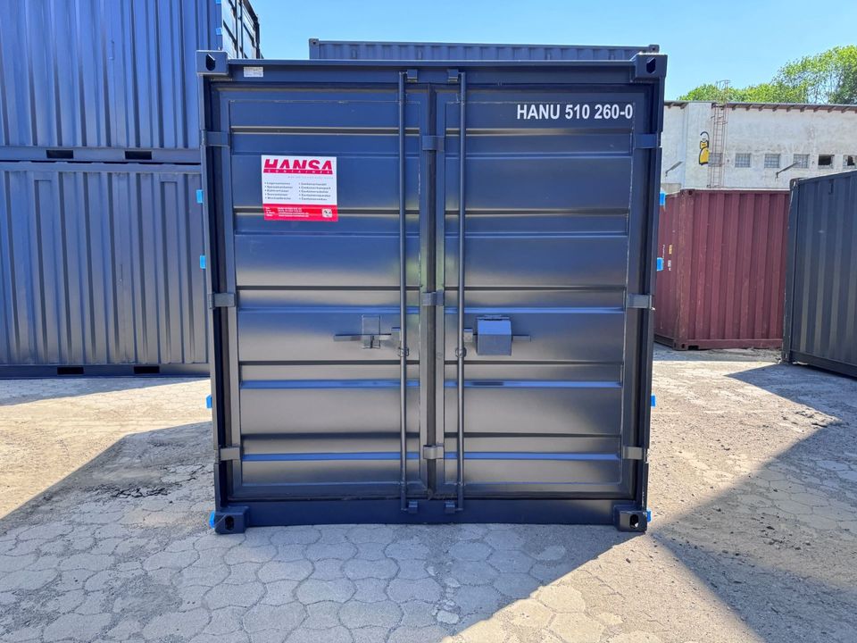 10 Fuß Lagercontainer Baustellencontainer RAL7016 Anthrazitgrau in Hamburg