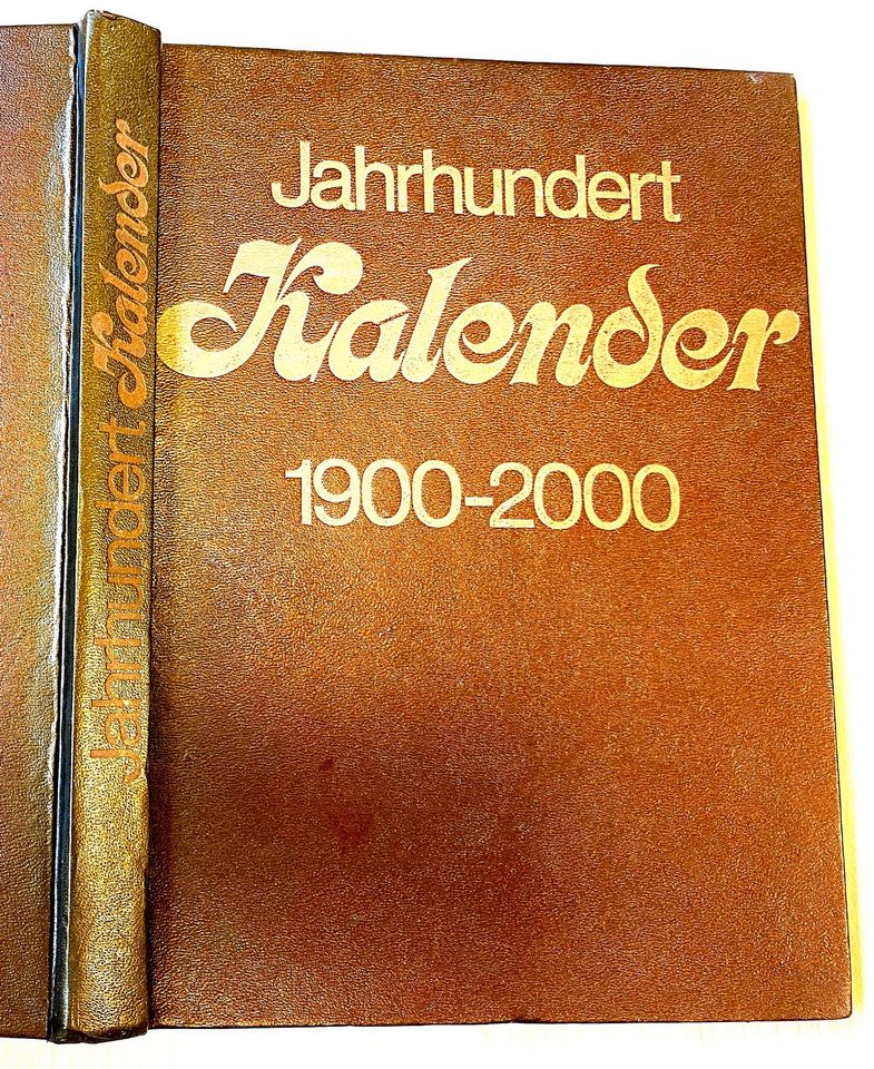 Buch Jahrhundertkalender 1900 - 2000 Adron, Lutz - Selbsteinträge in Werne