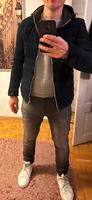 Zara Blouson Jacke samt dunkelblau, Größe M Leipzig - Probstheida Vorschau