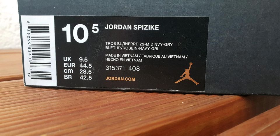 Nike Air Jordan Spizike Neu in Box 44.5 Dunk Atmos in Berlin