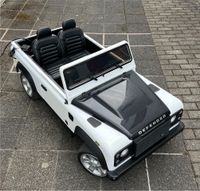 Elektro Kinderauto Land Rover Defender 2 Sitzer Allrad Hessen - Grünberg Vorschau