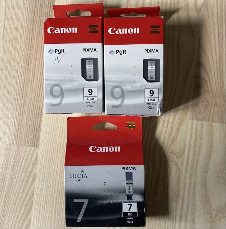 7 x Original Canon PGI Tintenpatronen Pixma unbenutzt in OVP in Hannover