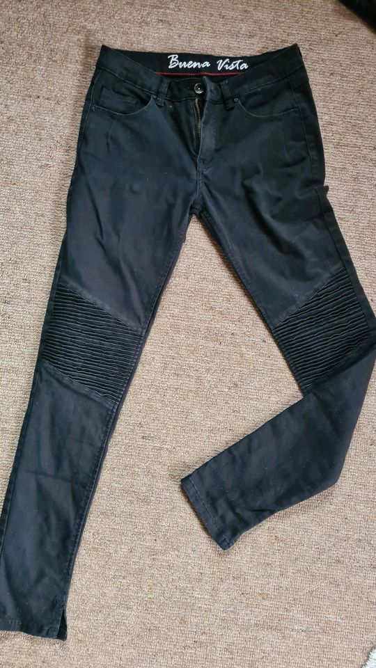 "Buena Vista" Jeans, Maibu zip skinny schwarz M in Haar