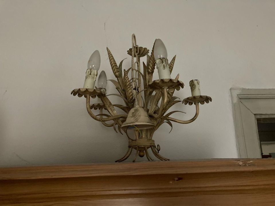 Kronleuchter Vintage Lüster Deckenlampe in Schwäbisch Gmünd