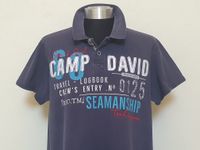 Camp David Herren Poloshirt, blau, Gr. XXL Baden-Württemberg - Karlsruhe Vorschau