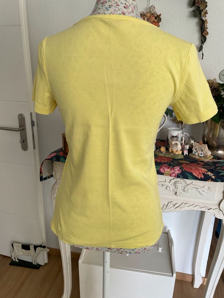 T-Shirt S.Oliver Größe 38 gelb neuwertig in Frankenberg (Eder)