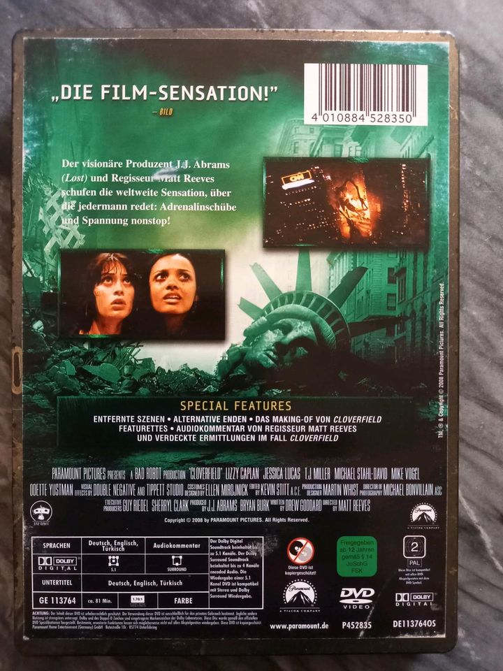 DvD Cloverfield in Springe